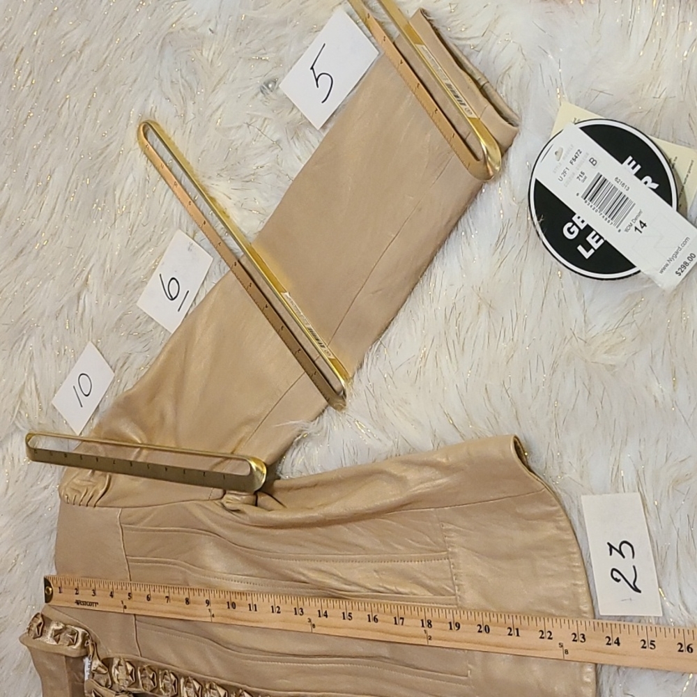 Peter Nygard Luxe Leather Jacket Size 14 - Picture 8 of 15